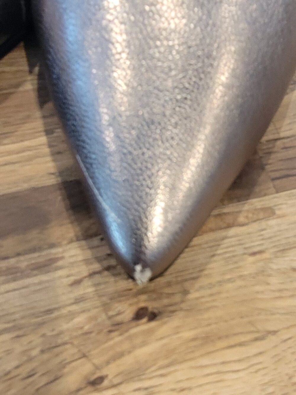 Michael Kors Metallic Leather High Heel Pointed Toe Pumps - Picture 4 of 15